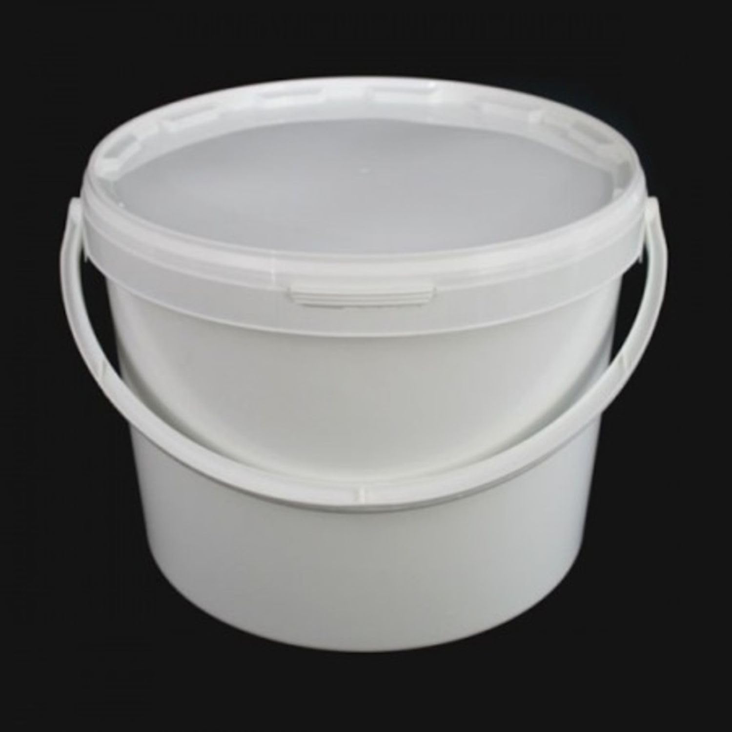 10 litre round BPA-free food-safe plastic storage bucket with airtight lid – ideal for kitchen, catering, or takeaway use
