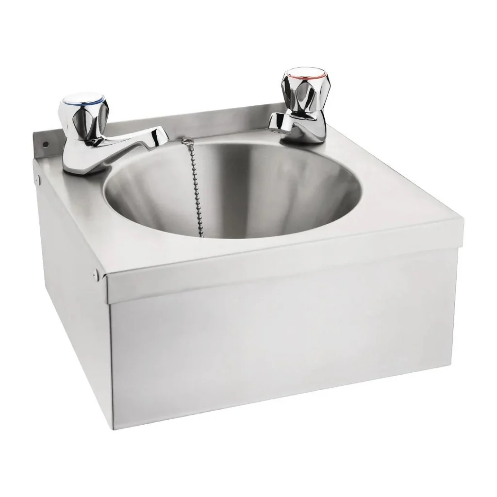 Commercial Stainless Steel Hand Wash Basin with taps