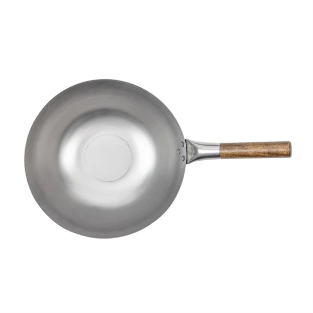 London Wok FBW14 Flat Bottom Wok 355mm