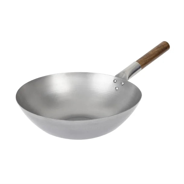 London Wok FBW14 Flat Bottom Wok 355mm