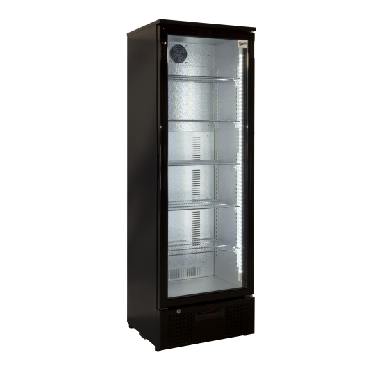 Prodis Single Door Black Finish Upright Bottle Cooler