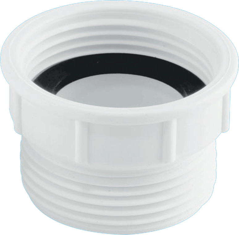 McAlpine T12A-F European to UK Waste Outlet Adaptor, White