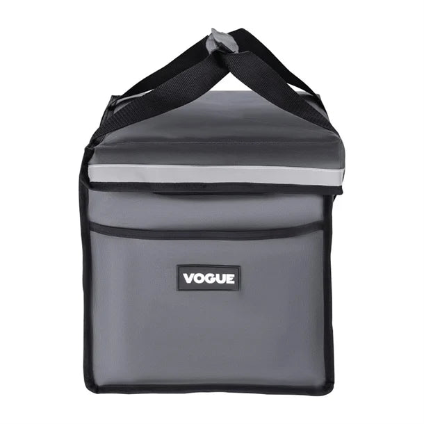 Vogue FR225 Insulated Folding Delivery Bag Grey 380x305x380mm
