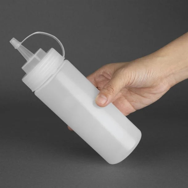 Vogue K657 Clear Squeeze Sauce Bottle 12oz