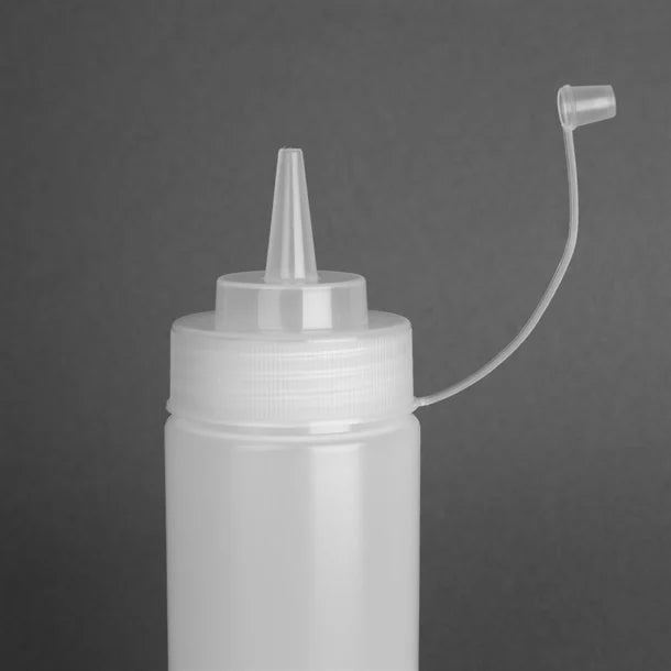 Vogue K657 Clear Squeeze Sauce Bottle 12oz