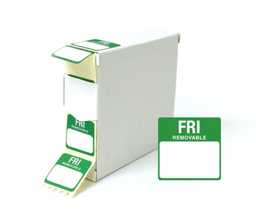 Day of the week food labels Friday