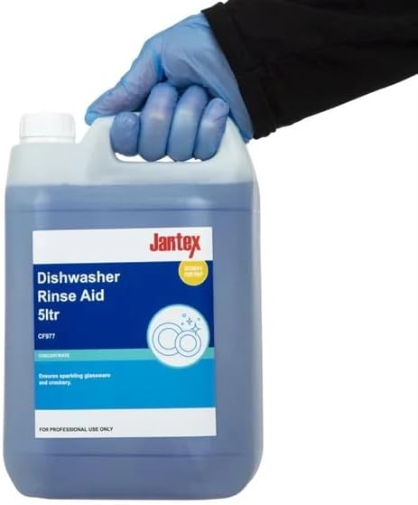 5L Jantex CF977 rinse aid for commercial dishwasher