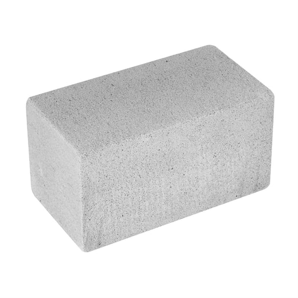 Side angle of Jantex L402 grillstone showing pumice texture for carbon removal