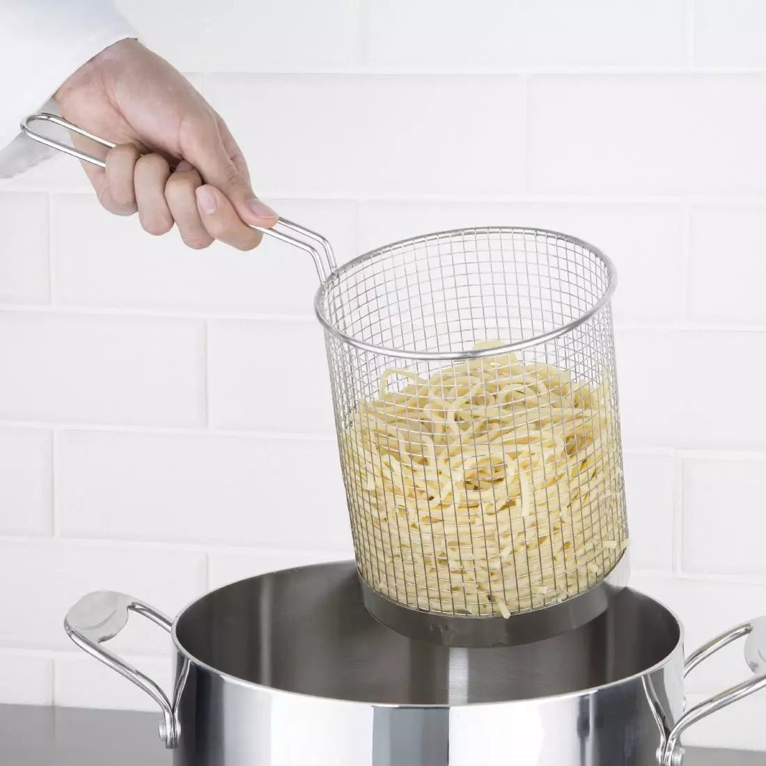 Vogue J719  Stainless Steel Spaghetti Basket 15cm