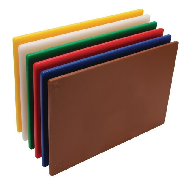 Hygiplas W356 Standard Low Density Chopping Board Set