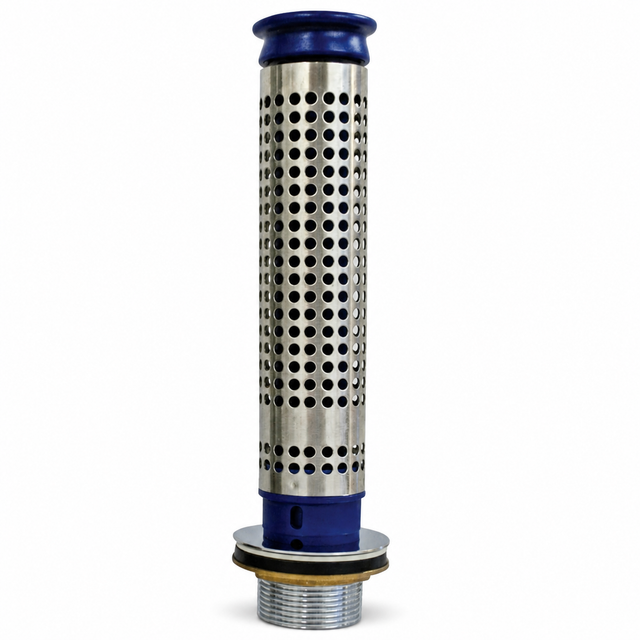 250mm commercial sink plug strainer complete kit with stainless steel body and brass backnut