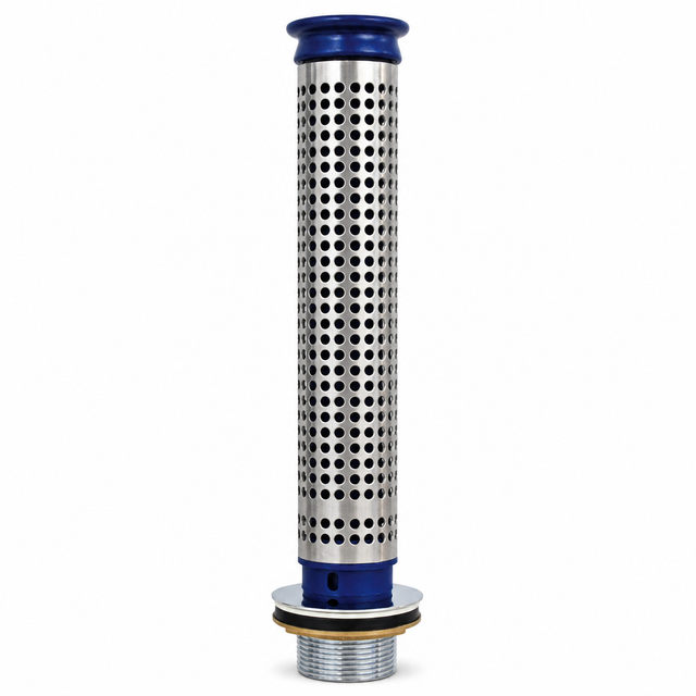 300mm commercial sink plug strainer complete kit with stainless steel body and brass backnut