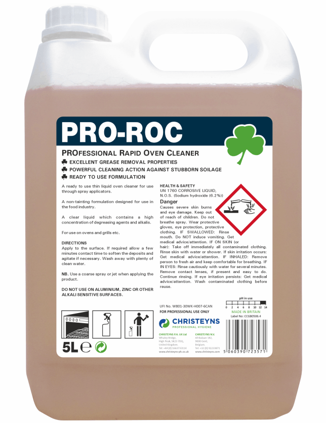 Christeyns Pro-Roc Ready To Use Oven Cleaner
