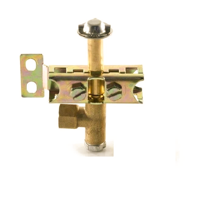 Wok cooker gas pilot light assembly with copper pipe