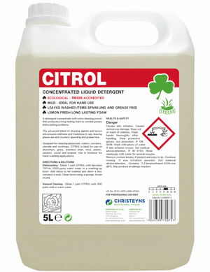 Christeyns Citrol - 20% Lemon Washing Up Liquid