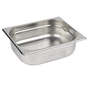 Chefset 1/2 Half Size Perforated Stainless Steel Gastronorm Container