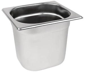 Chefset Stainless Steel Gastronorm Pan 1/6