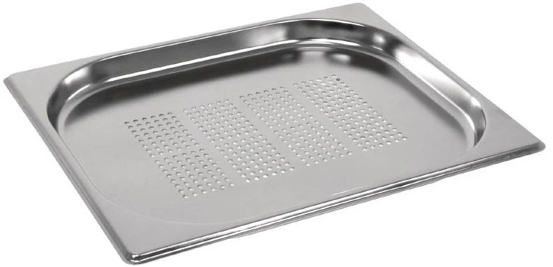 Chefset 1/2 Half Size Perforated Stainless Steel Gastronorm Container