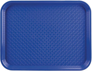 Fast Food Party Tray Large Blue(455x355mm)