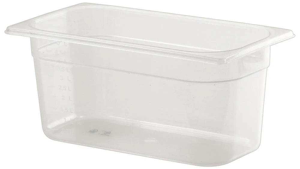 Chefset 1/3 size Polypropylene Gastronorm Container