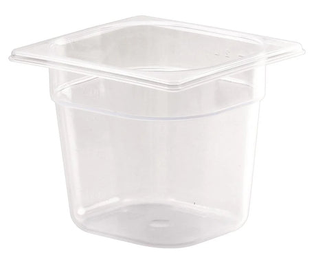 Chefset 1/6 size Polypropylene Gastronorm Container
