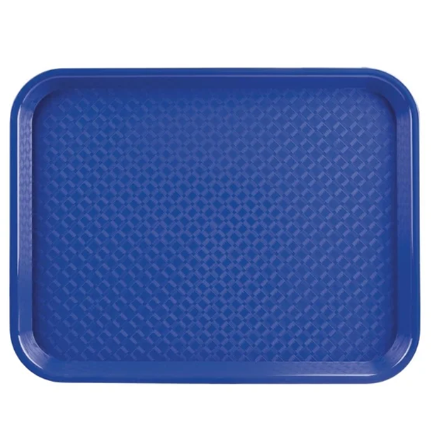 Fast Food Party Tray Large Blue(455x355mm)