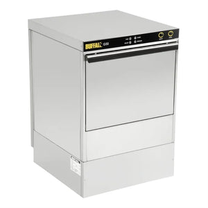 Buffalo DW468 Undercounter Glasswasher with Drain Pump 500x500mm Baskets