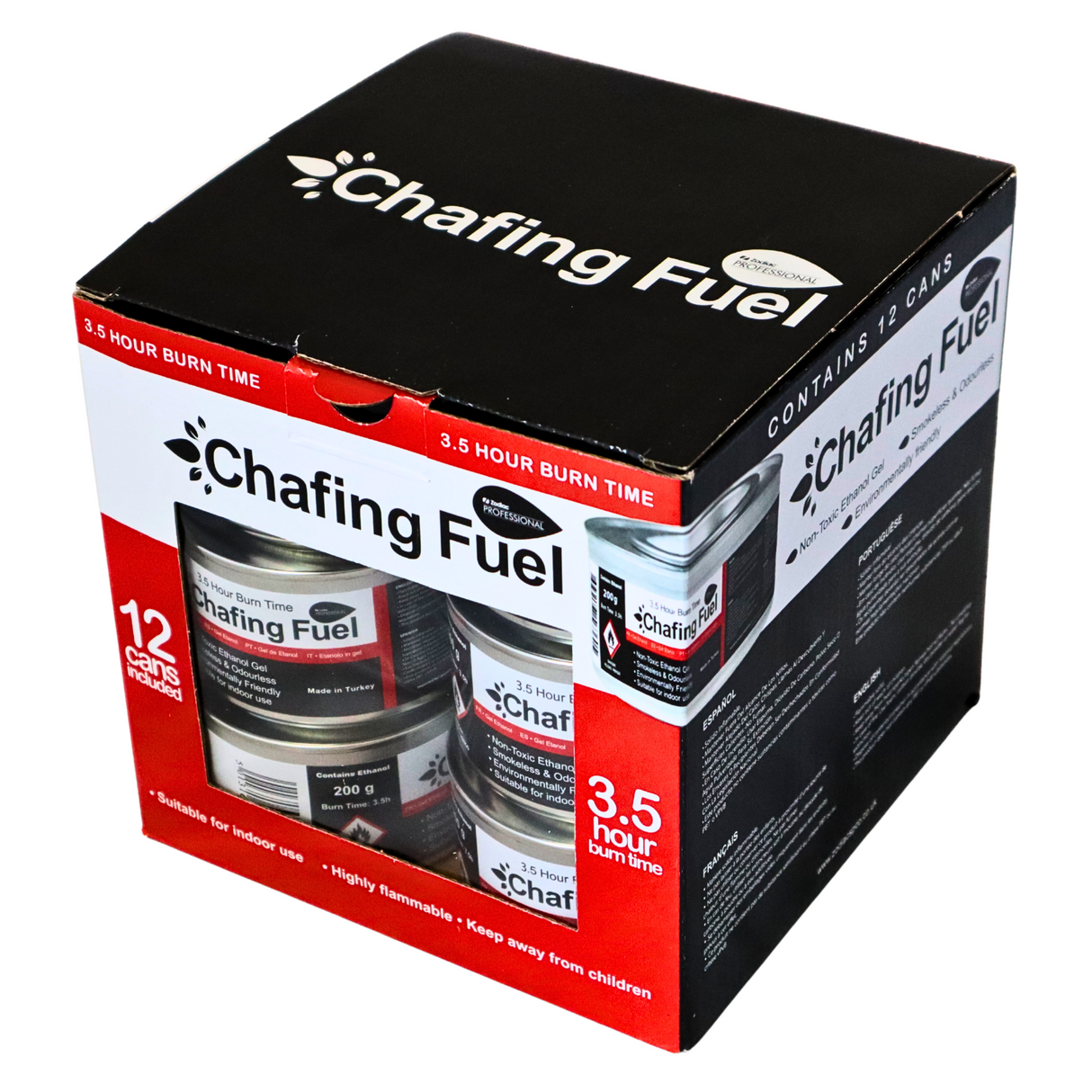 ZODIAC CHAFING DISH FUEL GEL 3.5 HOUR 12 PACK