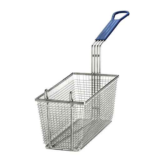 Chefset 7564 Rectangular Fry Basket with Hook Blue