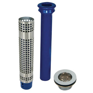 COMMERCIAL SINK WASTE PLUG AND STRAINER KIT 70MM FLANGE 48MM For 250mm Deep Sink