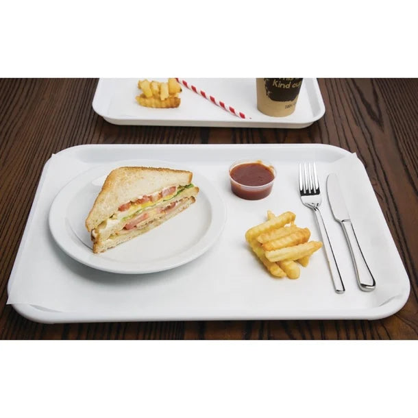 Olympia GF995 Kristallon Polypropylene Fast Food Tray White Small 345mm