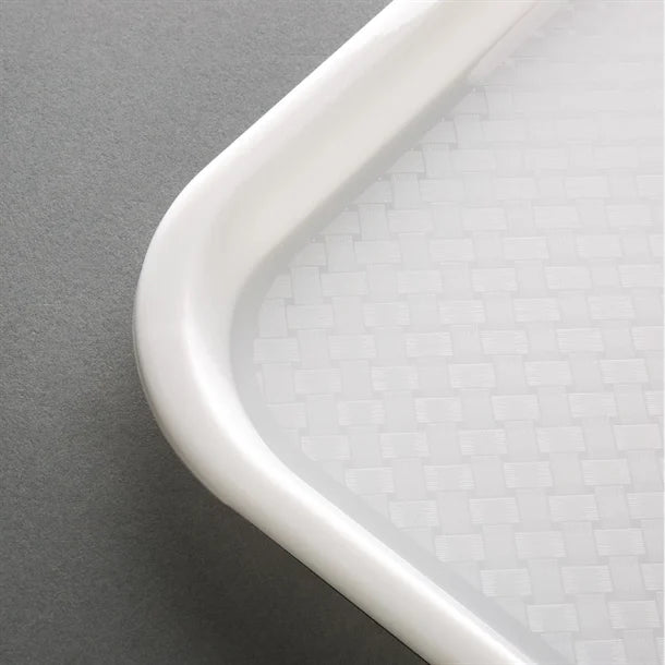 Olympia GF995 Kristallon Polypropylene Fast Food Tray White Small 345mm