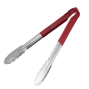 Hygiplas CB154 Colour Coded Red Serving Food Tong 300mm