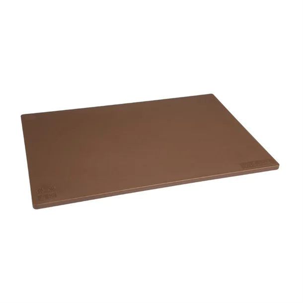 Commercial colour-coded chopping board – brown 45x30x1.2cm