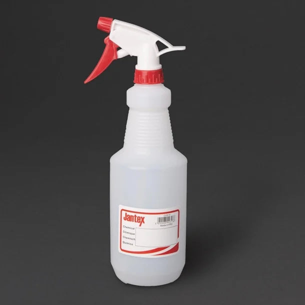 Jantex CD815 Colour-Coded Trigger Spray Bottle Red 750ml