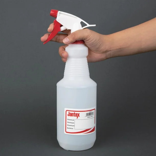 Jantex CD815 Colour-Coded Trigger Spray Bottle Red 750ml