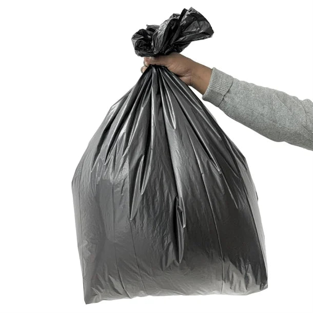 Jantex HW694 Medium Duty Bin Bags Black 70Ltr (200 Pack)