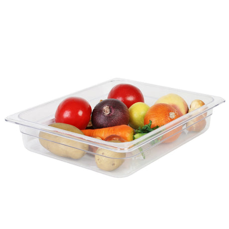 Thunder Group Clear Polycarbonate GN ½ Gastronorm Container