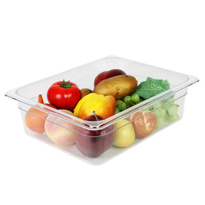 Thunder Group Clear Polycarbonate GN ½ Gastronorm Container