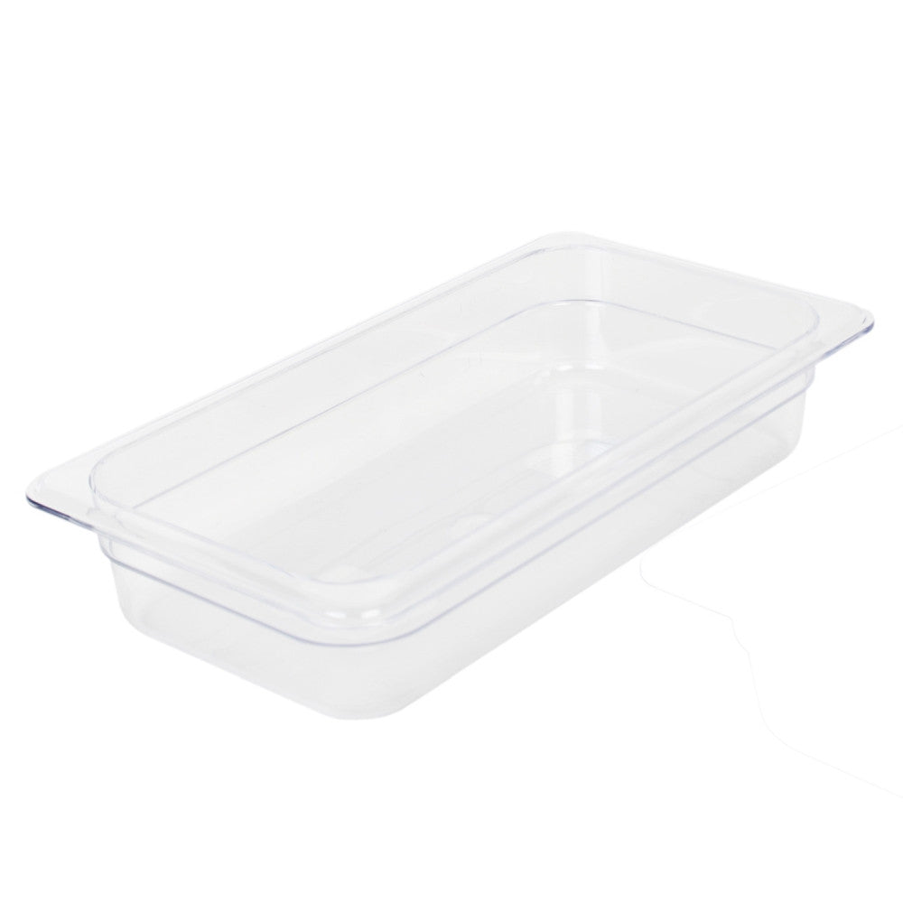 Thunder Group Clear Polycarbonate GN 1/3 Gastronorm Container