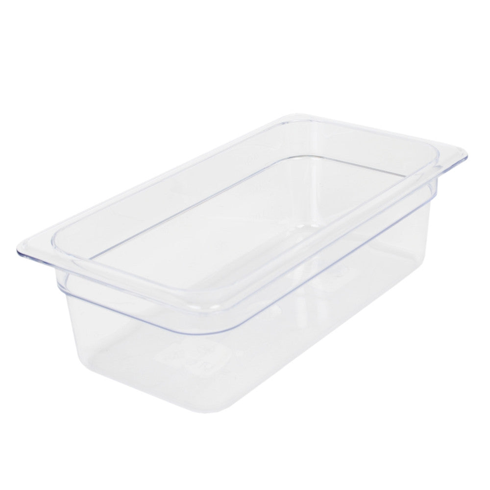 Thunder Group Clear Polycarbonate GN 1/3 Gastronorm Container