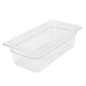 Thunder Group Clear Polycarbonate GN 1/3 Gastronorm Container