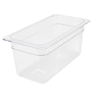 Thunder Group Clear Polycarbonate GN 1/3 Gastronorm Container