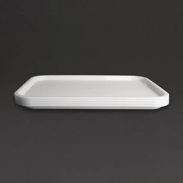 Olympia GF995 Kristallon Polypropylene Fast Food Tray White Small 345mm