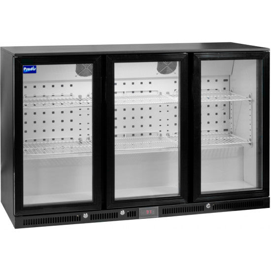 Prodis Triple Door Black Bottle Cooler