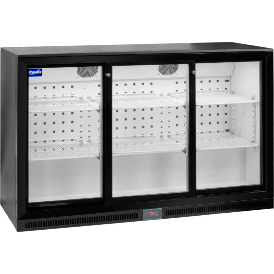 Prodis Triple Door Black Bottle Cooler