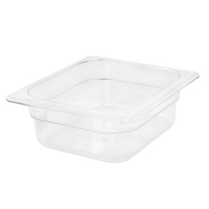 Thunder Group Clear Polycarbonate GN 1/6 Gastronorm Container