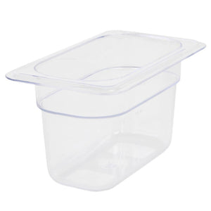 Thunder Group Clear Polycarbonate GN 1/9 Gastronorm Container