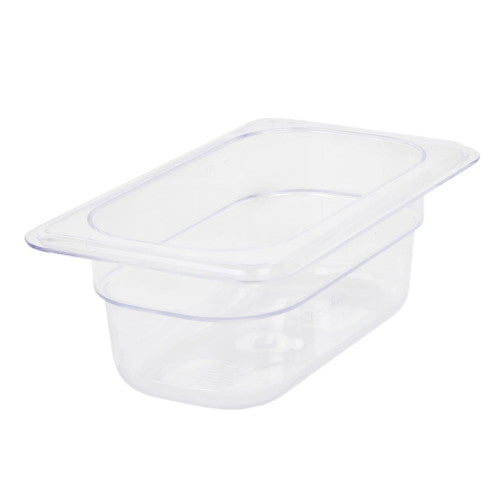 Thunder Group Clear Polycarbonate GN 1/9 Gastronorm Container