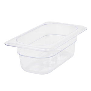 Thunder Group Clear Polycarbonate GN 1/9 Gastronorm Container